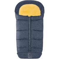 Heitmann Felle Fußsack "Eisbärchen - Komfort 2 in 1 Winterfußsack - Premium Qualität", mit Lammfell-Einlage, für Kinderwagen und Buggy, waschbar von Heitmann Felle