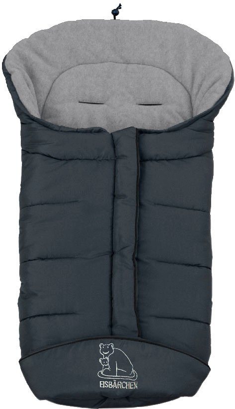 Heitmann Felle Fußsack Eisbärchen - Winterfußsack Copy, mit Fleecefutter, Mumienform möglich, für Kinderwagen, waschbar von Heitmann Felle