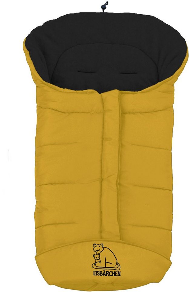 Heitmann Felle Fußsack Eisbärchen - Winterfußsack Copy, mit Fleecefutter, Mumienform möglich, für Kinderwagen, waschbar von Heitmann Felle