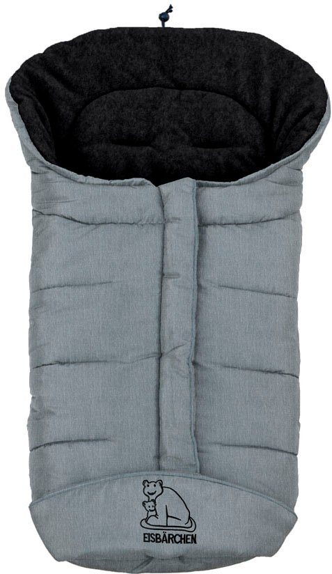 Heitmann Felle Fußsack Eisbärchen - Winterfußsack Copy Fleece, mit Fleecefutter, Mumienform möglich, für Kinderwagen, waschbar von Heitmann Felle
