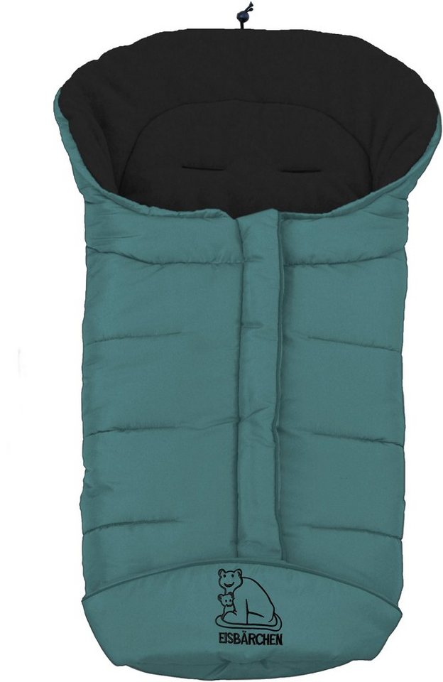 Heitmann Felle Fußsack Eisbärchen - Winterfußsack Copy, mit Fleecefutter, Mumienform möglich, für Kinderwagen, waschbar von Heitmann Felle