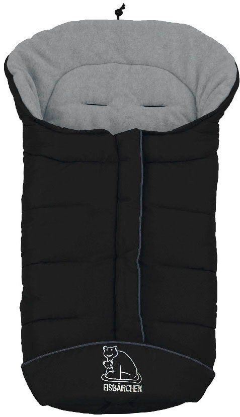 Heitmann Felle Fußsack Eisbärchen - Winterfußsack Copy, mit Fleecefutter, Mumienform möglich, für Kinderwagen, waschbar von Heitmann Felle