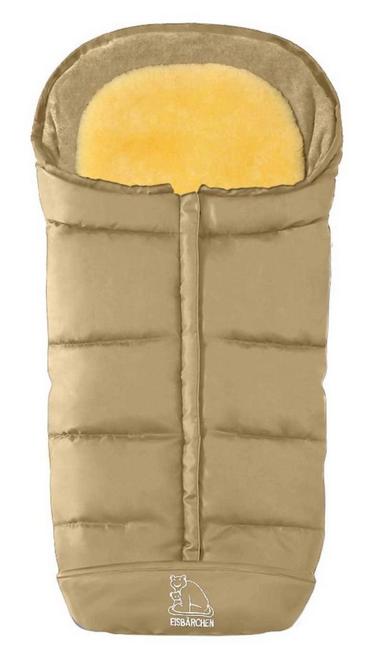 Heitmann Felle Fußsack Komfort 2-in-1-Fußsack beige, Serie "Eisbärchen" (1-tlg) von Heitmann Felle