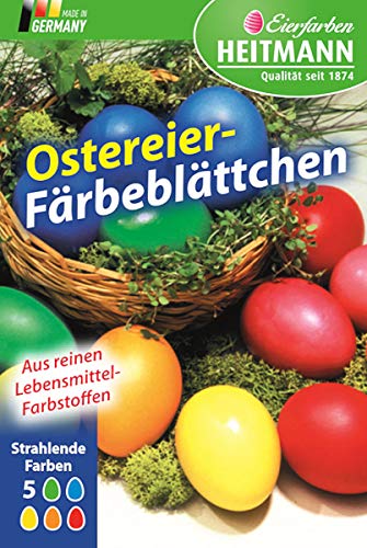 Ostereierfarbe Färbeblättchen Ostereierfarbe Färbeblättchen von Eierfarben HEITMANN