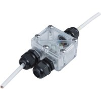 21041 2fach Verteiler 230 v 4 cm Transparent - Heitronic von Heitronic