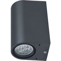 HEITRONIC Außen-Wandleuchte "Ambos" GU10 Wandlampe, Außenleuchte, Lichtaustritt oben und unten von Heitronic