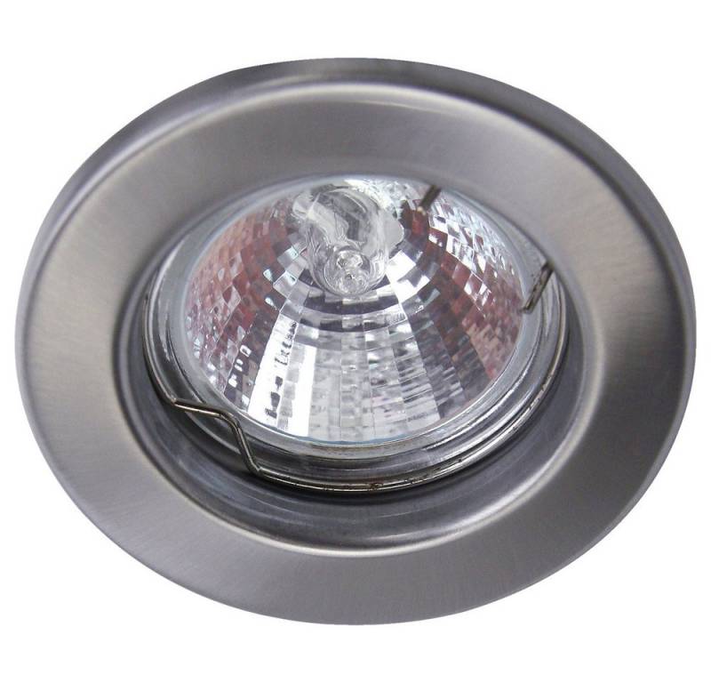 HEITRONIC Einbauleuchte Heitronic 23550 DL5701 Einbauleuchte LED GU5.3 35 W Edelstahl (gebür von HEITRONIC