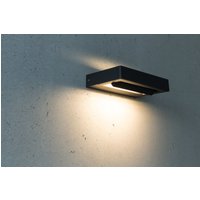 HEITRONIC LED Wandleuchte "Cordoba" LED-Modul 1 Stk. Warmweiß Wandlampe, Außenlampe, Leuchteinheit um 320 schwenkbar von Heitronic