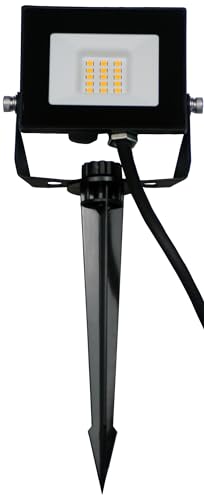 Heitronic LED Flutlichtstrahler mit Erdspieß Bolton 2.0 warmweiß 10 Watt 735 Lumen Scheinwerfer Fluter Heitronic LED Flutlichtstrahler mit Erdspieß Bolton 2.0 warmweiß 10 Watt 735 Lumen Scheinwerfer Fluter von Heitronic