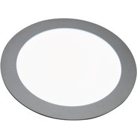 Heitronic LED Panel 145mm 60 LED 8W 6000K dimmbar 80mm Kabel + - grey von Heitronic