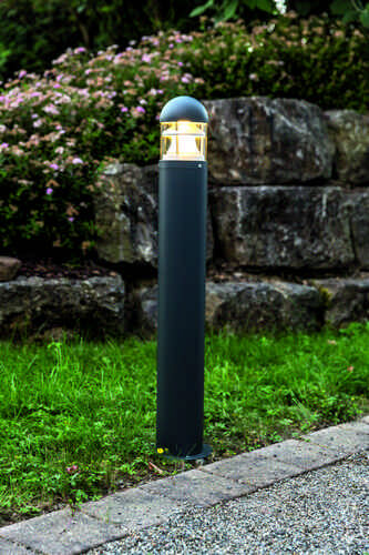 Heitronic Maris Standleuchte 900mm anthrazit E27 IP54 von Heitronic