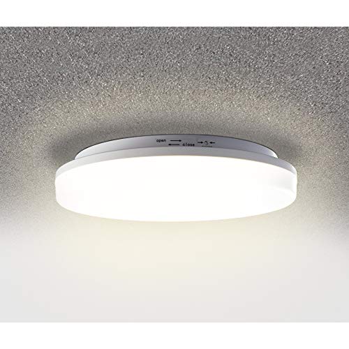 Heitronic Pronto 500575 LED-Deckenleuchte mit Bewegungsmelder 18W Warmweiß Weiß von Heitronic