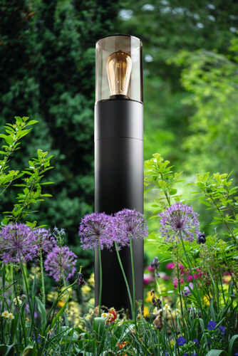 Heitronic Santorin Standleuchte 900mm anthrazit E27 IP54 von Heitronic