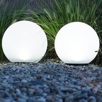 Heitronic Solar LED Kugel Boule 300mm - white von Heitronic