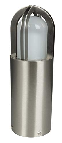Heitronic - Stehlampe aus Edelstahl V4A Kyklos Beleuchtung des Lichtwegs im Freien für E27 LED-Leuchtmittel, 30 cm von Heitronic