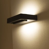 Led Wandleuchte Cordoba 12W 3000K 600lm IP54 - black - Heitronic von Heitronic