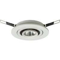 Heitronic - led Einbaustrahler in Weiß 7W 2700K 550lm [Gebraucht - - white von Heitronic