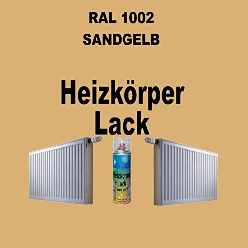 Heizkörperlack Spray 400 ml - RAL 1002 Sandgelb von Ludwiglacke