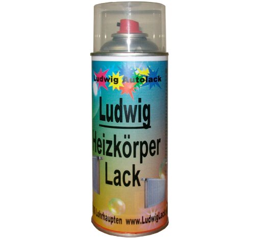 Heizkörperlack Spray 400 ml - RAL 7021 Schwarzgrau von Ludwiglacke