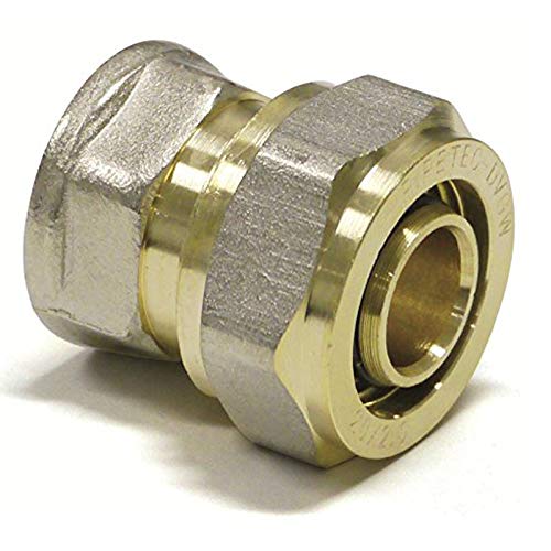 Pipetec Schraubfitting, Schraub-Übergang Innengewinde 16x2 - 1/2", SFUI1604, DVGW Schraubfitting von Heizungsdiscount24