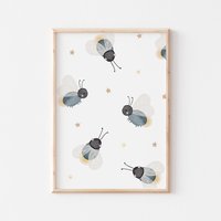 Kinderposter A4 Glühwürmchen | Kinderzimmerposter Für Jungs Und Mädchen Deko Babyzimmer Babyposter Geschenk Zur Geburt Kinderposter A4 Glühwürmchen | Kinderzimmerposter Für Jungs Und Mädchen Deko Babyzimmer Babyposter Geschenk Zur Geburt von HejHanni