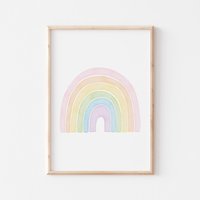 Kinderposter A4 Regenbogen Pastellfarben | Kinderzimmerposter Für Jungs Und Mädchen Deko Babyzimmer Babyposter Geschenk Zur Geburt Kinderposter A4 Regenbogen Pastellfarben | Kinderzimmerposter Für Jungs Und Mädchen Deko Babyzimmer Babyposter Geschenk Zur Geburt von HejHanni