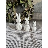 Osterhase | 3Er Set Hase Rillen Osterdeko Mitbringsel Geschenk Ostern Osterhase | 3Er Set Hase Rillen Osterdeko Mitbringsel Geschenk Ostern von HejHerzstueckShop