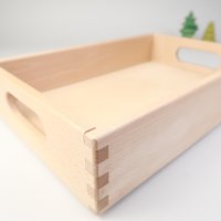 Aufbewahrungskiste Für Zubehör Adventsspirale | Weihnachten Waldorf Tablett Adventskalender Weg Zur Krippe Natur von HejVia