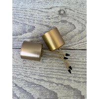 Kerzenhalter Gold Matt D 3, 8cm | Für Den Adventskranz, Kerze, Stabkerzenhalter von Hejblomma