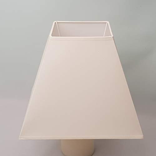 Lampenschirm "Sahra" Trapez - Farbe Champagner mit Struktur/Fassung E27/E14 (Adapter) für Tischlampen von Hejo Design von Hejo Design GmbH