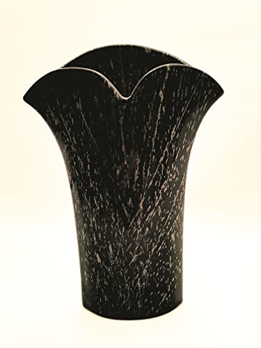 Vase Mona Keramik im schwarzen Look-Handarbeit - Hejo Design-Sonderpreis von Hejo Design GmbH