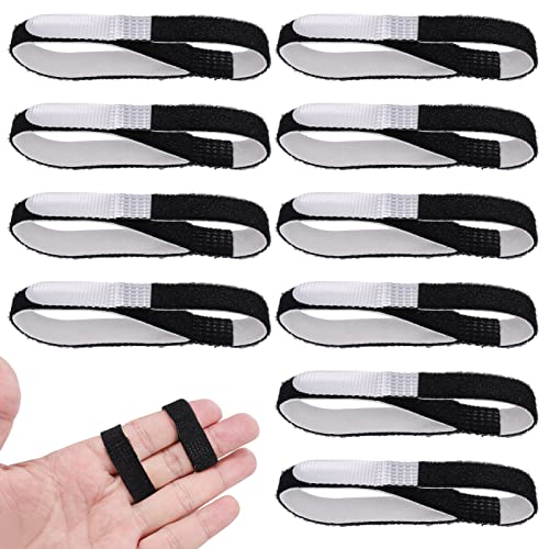 Hejo Trigger Finger Schiene, 10 Stück Fingerbandage, Bandage Finger, verstellbare Fingerschutz für Mittelfinger, Ringfinger, Kleiner Finger von Hejo