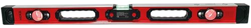 Magnetische LED Wasserwaage Opto 80cm – einfaches Ablesen dank LED und akustischem Signal – beidseitige Magnete, robustes Aluminium-Profil, hohe Messgenauigkeit - 3 Libellen für 180 90 45 Grad Magnetische LED Wasserwaage Opto 80cm – einfaches Ablesen dank LED und akustischem Signal – beidseitige Magnete, robustes Aluminium-Profil, hohe Messgenauigkeit - 3 Libellen für 180 90 45 Grad von Heka Qualitätswerkzeuge GmbH
