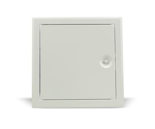 Revisionstür 70 x 70 cm (700 x 700 mm) – Wartungsklappe aus Stahlblech, weiß RAL 9016, Vierkantverschluss für Trockenbau & Sanitär, Wand & Decke Revisionstür 70 x 70 cm (700 x 700 mm) – Wartungsklappe aus Stahlblech, weiß RAL 9016, Vierkantverschluss für Trockenbau & Sanitär, Wand & Decke von Heka Qualitätswerkzeuge GmbH