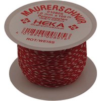 Maurerschnur (N) 1.7 mm x 50 m weiß/rot von Heka Werkzeuge GmbH
