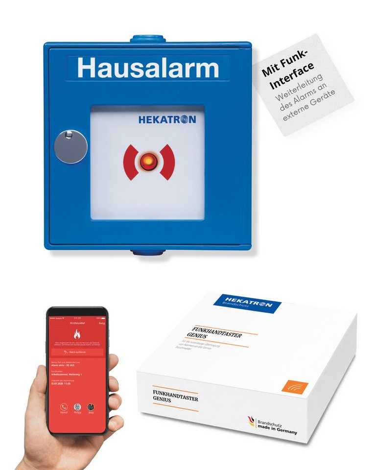 Hekatron Hekatron Funkhandtaster Genius Rauchmelder von Hekatron