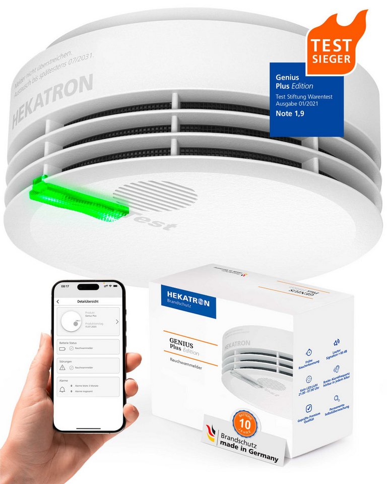 Hekatron Hekatron Genius Plus Rauchmelder von Hekatron