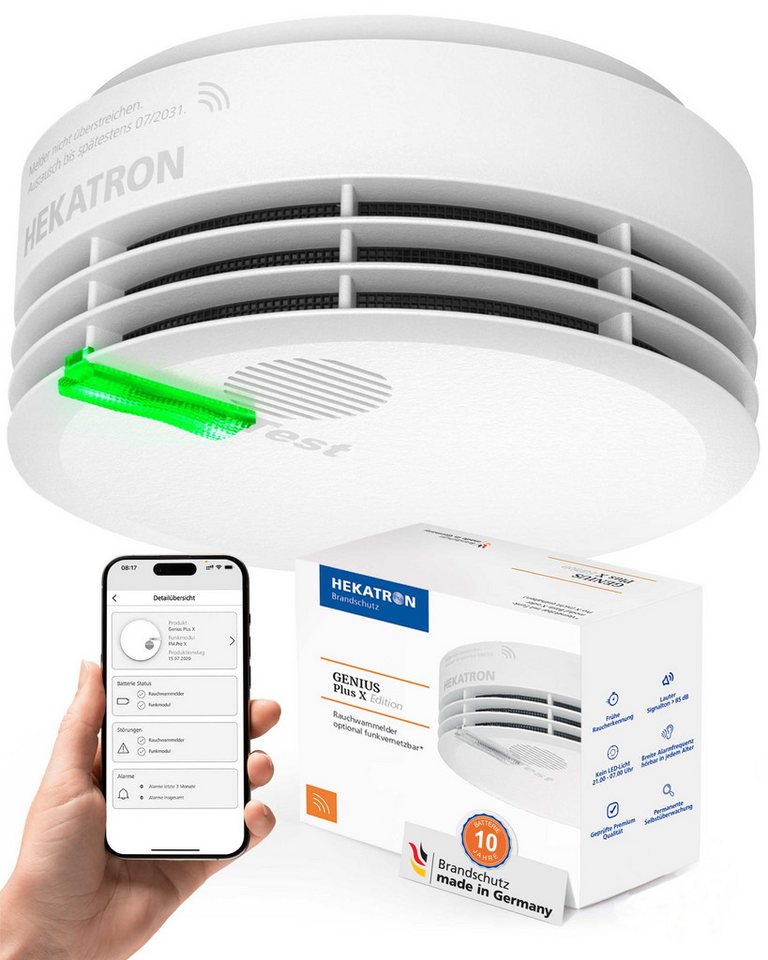 Hekatron Hekatron Genius Plus X Rauchmelder von Hekatron