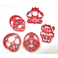 5x Super Mario Kekse Ausstechformen Als Set Ca. 6cm von Hekkes3D