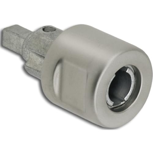 HEKNA MINI METALL SYSTEM 24 Zylinder Drehknopf rechts, Zamak vernickelt matt von Hekna