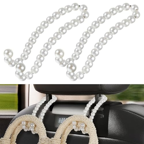 HekouJiub 2 Stück Kopfstützenhalterung Perlen Haken Süße Autositz Kopfstützenhaken Elegante Perlen Auto Geldbörsenhaken Autotaschenhalter Universeller Auto Innenraum Organizer für Frauen HekouJiub 2 Stück Kopfstützenhalterung Perlen Haken Süße Autositz Kopfstützenhaken Elegante Perlen Auto Geldbörsenhaken Autotaschenhalter Universeller Auto Innenraum Organizer für Frauen von HekouJiub