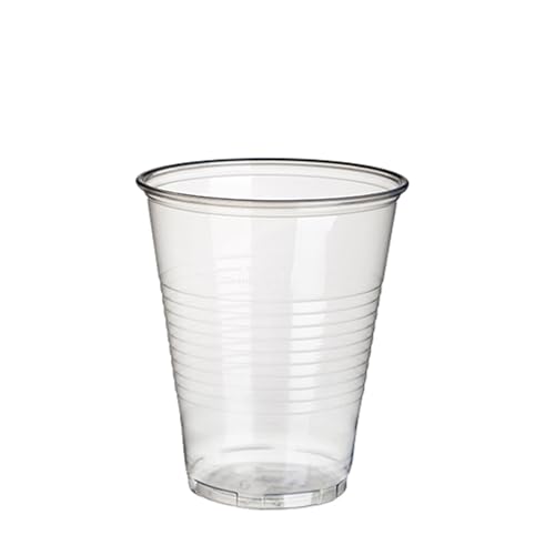 1600 x Einweg Trinkbecher 0,3 l - Transparent m. Schaumrand von PAPSTAR