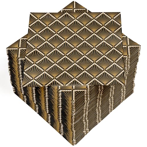 HEKU 100 Servietten, 3-lagig, 33x33cm, Ornamente I Saugstark und praktisch verpackt I Ideal für besondere Anlässe HEKU 100 Servietten, 3-lagig, 33x33cm, Ornamente I Saugstark und praktisch verpackt I Ideal für besondere Anlässe von Heku