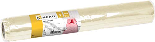 HEKU 30342-02: Organza Deko-Band, 9m x 37cm, creme von Heku