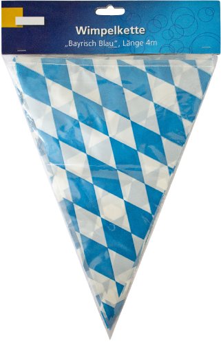 Heku 730-B Wimpelkette "Bayrisch Blau" 4m von Heku