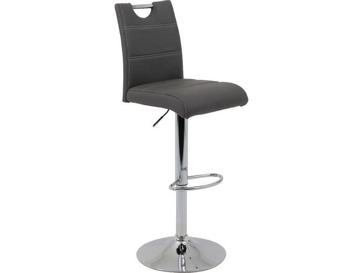 Barhocker HELA Miranda II H , grau, B:38cm H:97cm T:50cm, Hocker Barhocker HELA Miranda II H , grau, B:38cm H:97cm T:50cm, Hocker von Hela-Tische