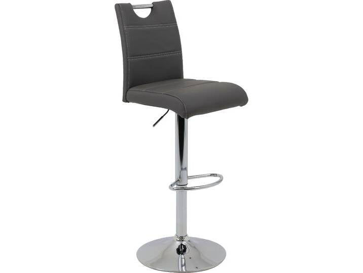 Barhocker HELA Miranda II H , grau, B:38cm H:97cm T:50cm, Hocker Barhocker HELA Miranda II H , grau, B:38cm H:97cm T:50cm, Hocker von Hela-Tische