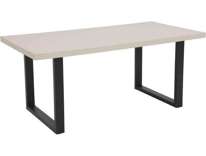 Esstisch HELA MERAN , cashmere, schwarz, schwarz, cashmere, Tische, U-Gestell,Cashmere,Azoto Matt lackiert,Metall,Spanplatte Esstisch HELA MERAN , cashmere, schwarz, schwarz, cashmere, Tische, U-Gestell,Cashmere,Azoto Matt lackiert,Metall,Spanplatte von Hela-Tische