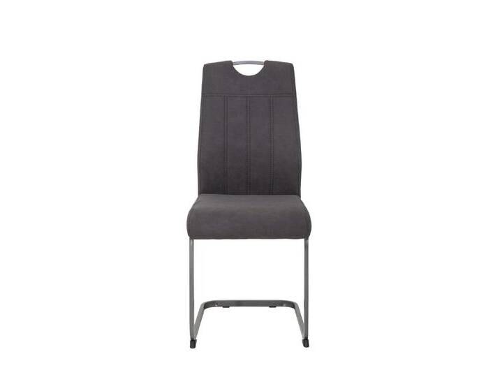 HELA Esszimmerstuhl Freischwinger 2er Set LBH 43x58x98 cm Polsterstuhl, Vintage Anthrazit HELA Esszimmerstuhl Freischwinger 2er Set LBH 43x58x98 cm Polsterstuhl, Vintage Anthrazit von Hela-Tische