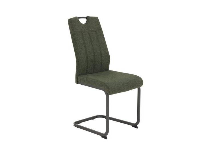 HELA Esszimmerstuhl Freischwinger BRITTA 4er Set BHT 44x49x43 cm Polsterstuhl, grün, grün von Hela-Tische